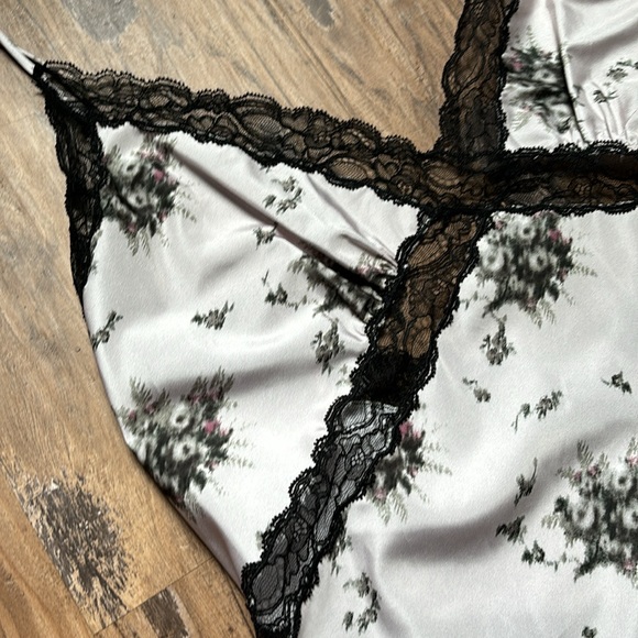 The Brock Collection Floral Lace Trimmed Maxi Dress - Picture 6 of 12